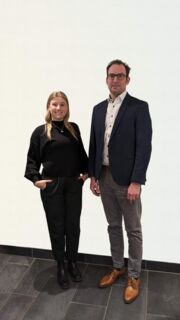 Frau Laura Henke und Herr Daniel Berg