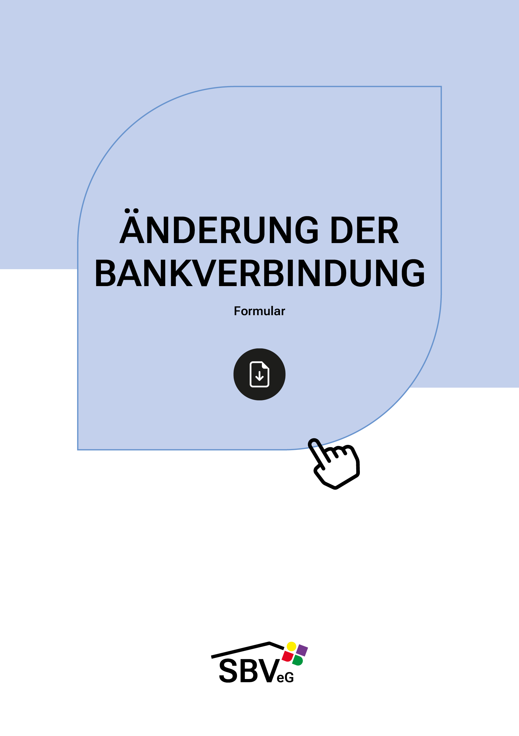 SBV eG – Formular: Änderung der Bankverbindung