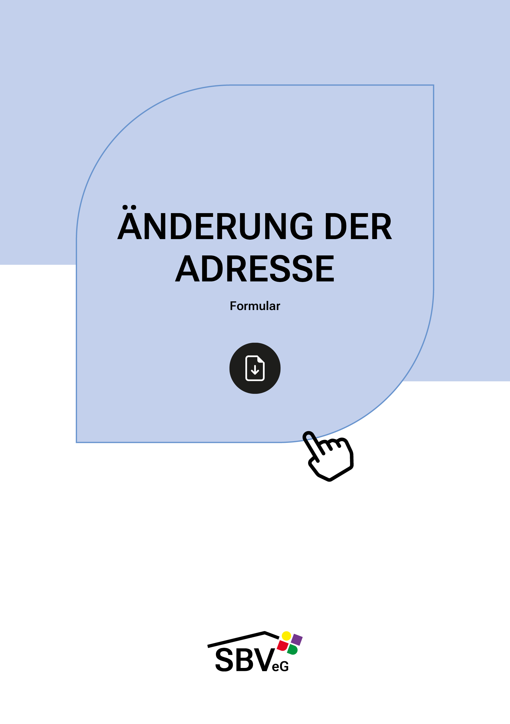 SBV eG – Formular: Änderung der Adresse