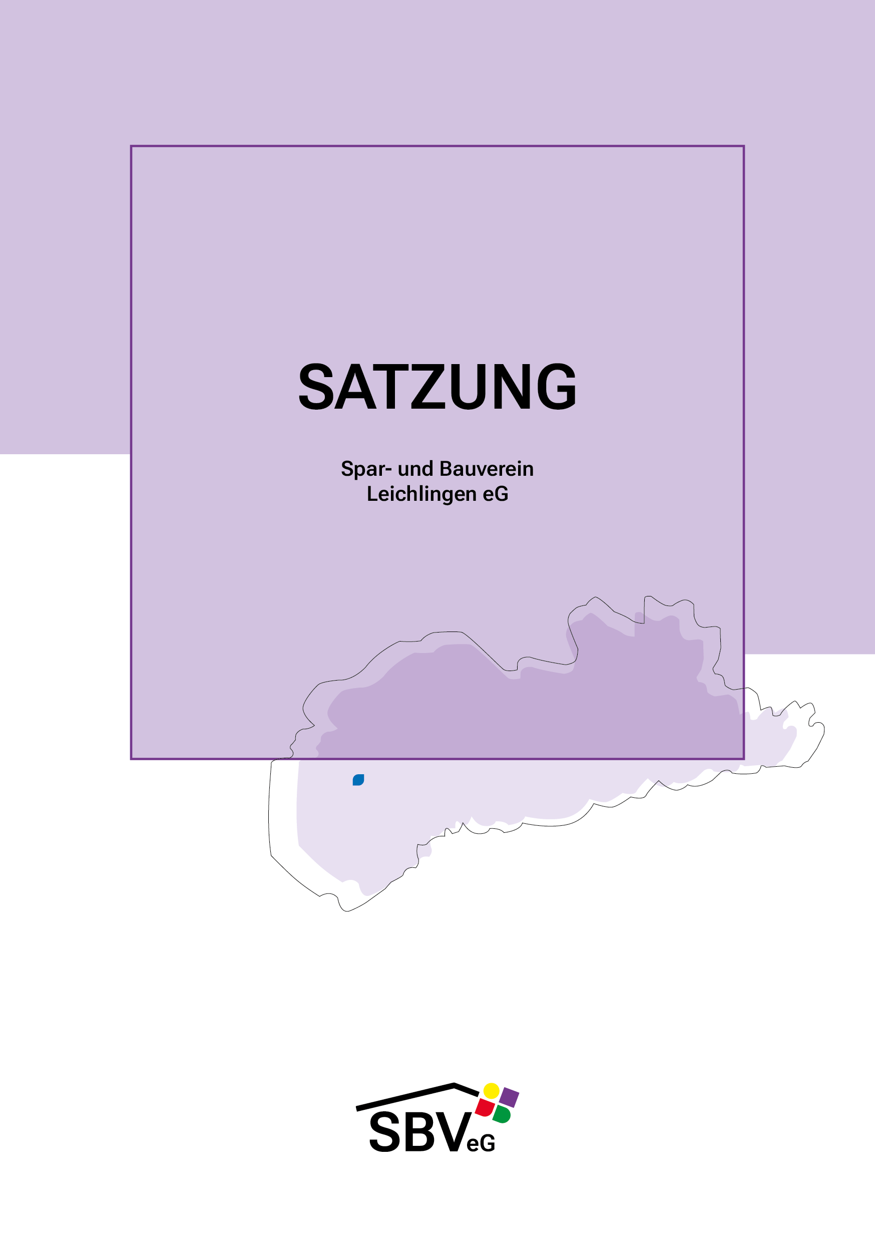 Cover von der Satzung der SBV eG Leichlingen – Stand 12.2023
